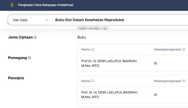 Hasil cek hki buku