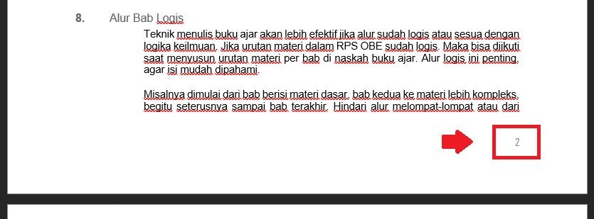 cara membuat nomor halaman otomatis di word