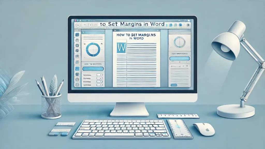 cara mengatur margin di word