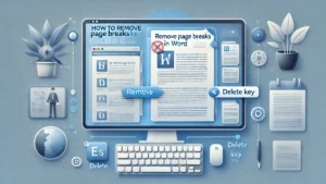 cara menghilangkan page break di word