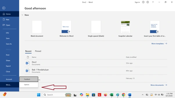 Menggunakan Fitur "Math Autocorrect"