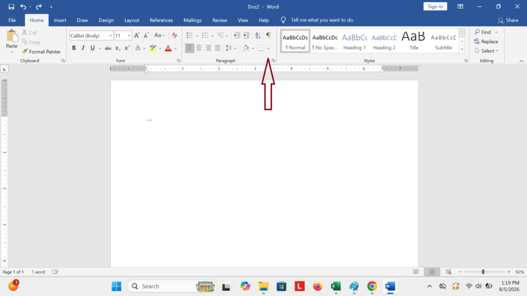 Cara Membuat Garis Lurus di Word dengan Menu Borders