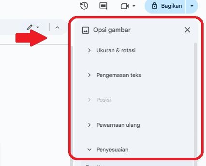 opsi pilihan gambar