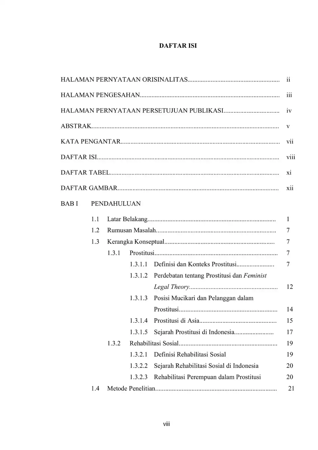 Before Monograf Daftar isi
