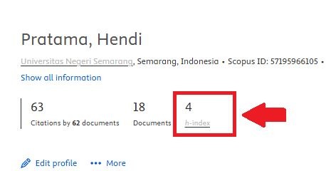 Cara Cek H-Index di Scopus