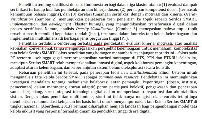 contoh research gap karya ilmiah 